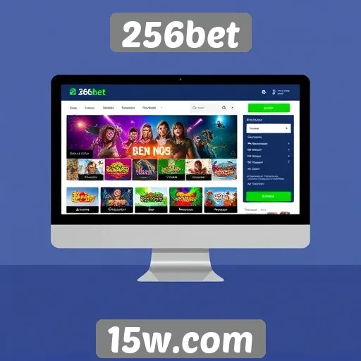 Interface do usuário do 256bet é intuitiva e acessível